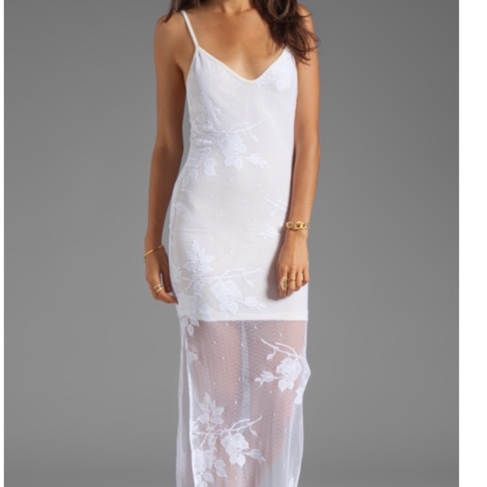 For love and lemons size small white floral dress
